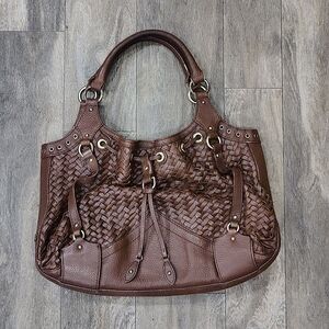 Cole Haan Handbag Leather Woven